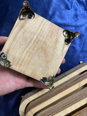سینی پنج عددی مربع (رنگ چوب)