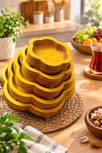اردو خوری پنج تیکه طرح گل